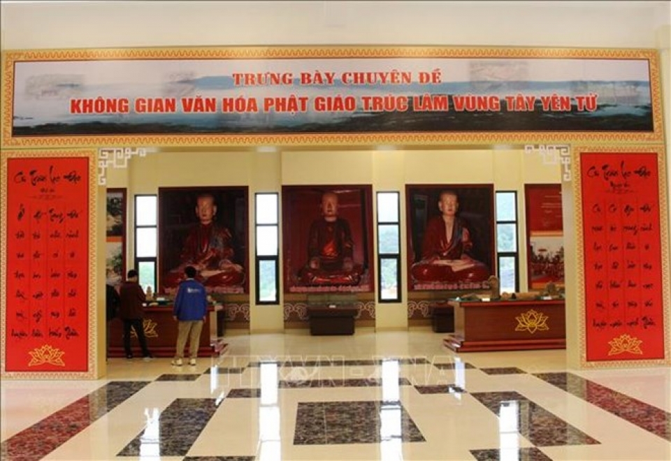 exhibition on cultural space of truc lam zen buddhist sect opens