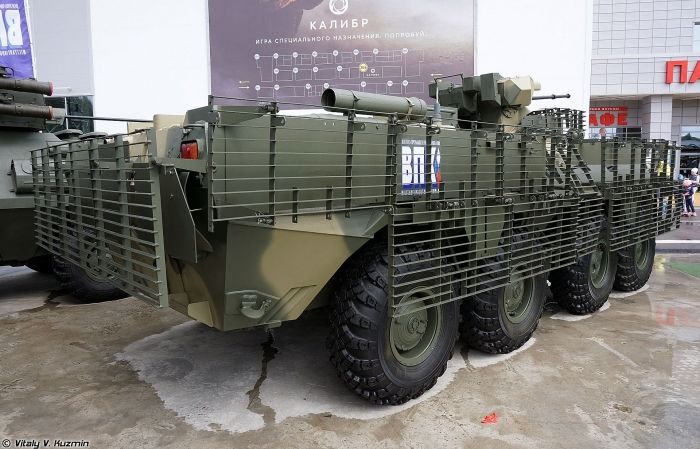 Nga lần đầu tiên ra mắt xe thiết giáp chở quân cải tiến BTR-82AT tại diễn đàn Army-2020