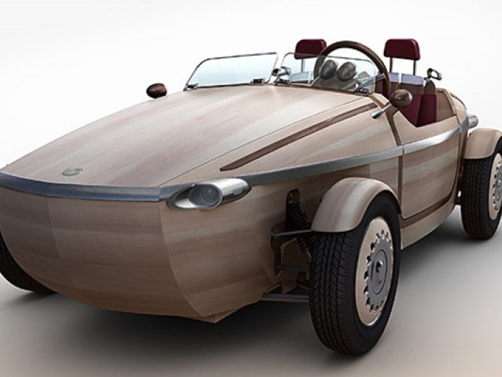 Toyota sắp ra mắt ô tô điện làm bằng gỗ