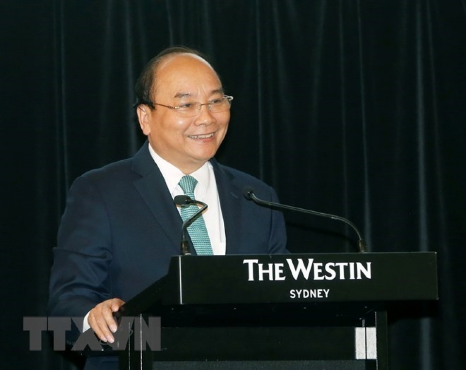 pm nguyen xuan phuc urges australian businesses to invest in vietnam