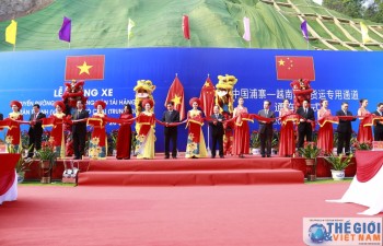 Vietnam, China open specialised route for goods transportation