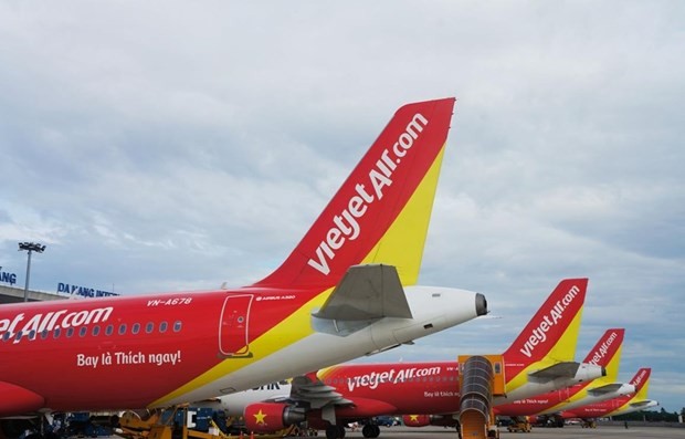 Vietjet aircrafts (Photo: VNA)