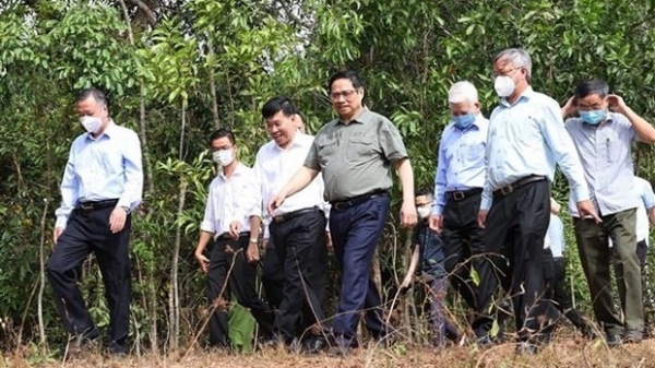 Prime Minister Pham Minh Chinh visits Binh Phuoc province