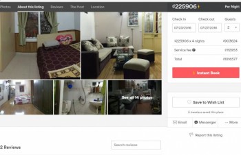Website đặt phòng Airbnb “ăn nên làm ra” tại Pháp