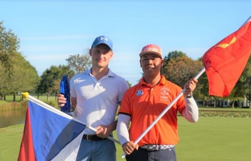 Vietnamese golfer finishes runner-up at Volvo World Challenge 2019