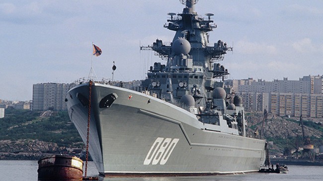 Tàu tuần dương hùng mạnh nhất của Hải quân Nga đang 'yên nghỉ'?
