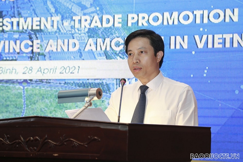 Tọa đàm kết nối, xúc tiến đầu tư Thái Bình và Hiệp hội Thương mại Hoa Kỳ tại Việt Nam