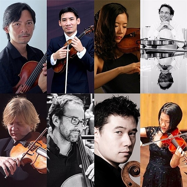 lorchestre national de france soloists stage strings party concert