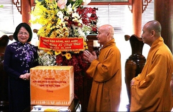 Vice President visits Deputy Supreme Patriarch of Vietnam Buddhist Sangha