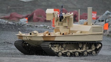 Nga sáng tạo robot cung cấp đạn cho xe tăng