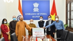 Ho Chi Minh City Buddhist Sangha donates 33 ventilators for India