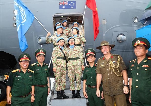 2nd detachment of Level-2 Field Hospital No. 4 leave for UN peacekeeping missions