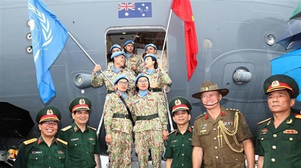 2nd detachment of Level-2 Field Hospital No. 4 leave for UN peacekeeping missions