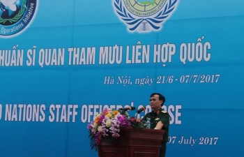 Vietnam hosts UN staff officer training course