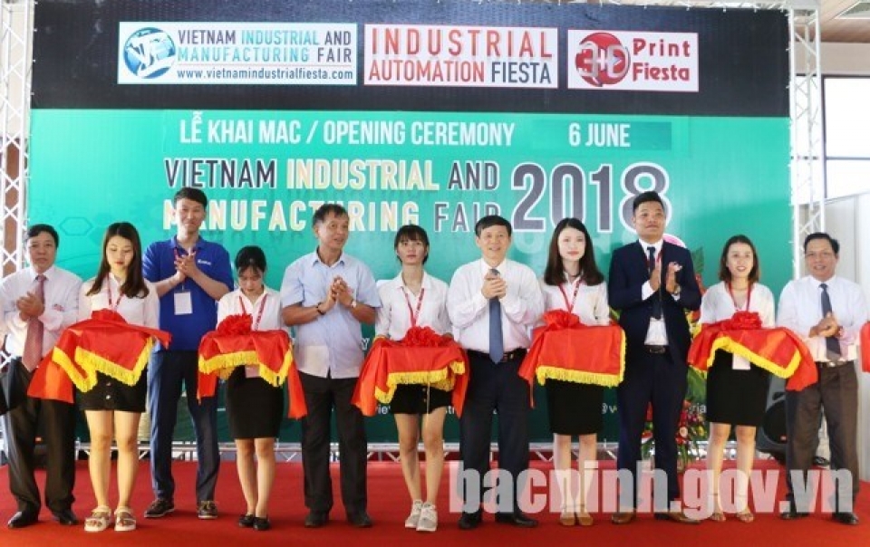 bac ninh hosts vietnam industrial and manufacturing fair