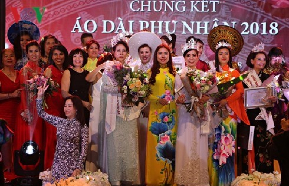 Winners of Mrs Ao Dai Vietnam Europe 2018 announced