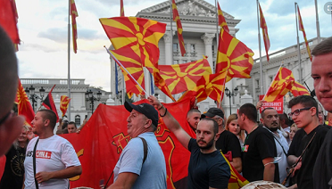Người dân CH Bắc Macedonia biểu tình kêu gọi bầu cử sớm