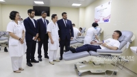 Đại sứ quán Kuwait hiến máu nhân đạo tại Bệnh viện Trung ương Quân đội 108