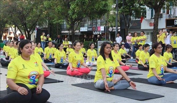 International Day of Yoga 2022 celebrated in Ho Chi Minh City, Quang Ninh