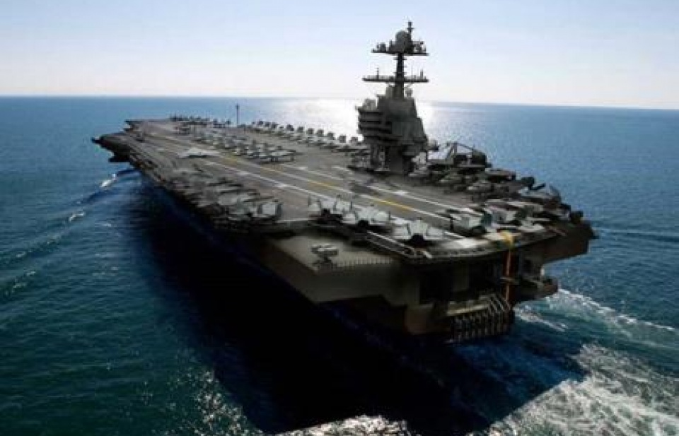 Mỹ đưa vào sử dụng tàu sân bay USS Gerald R. Ford