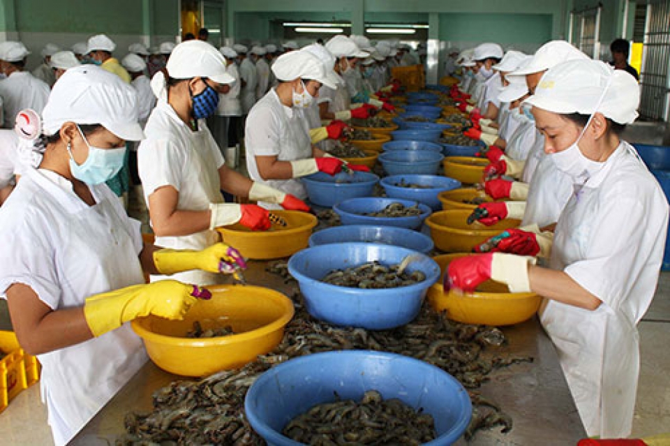 vietnams export of aquatic products grows strongly in years first half