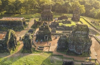 Restored towers at My Son sanctuary ready to serve visitors