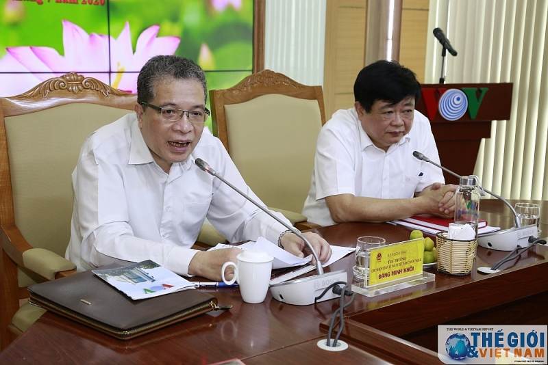 Thứ trưởng Ngoại giao Đặng Minh Khôi làm việc với Lãnh đạo Đài Tiếng nói Việt Nam thu truong ngoai giao dang minh khoi lam viec voi lanh dao dai tieng noi viet nam