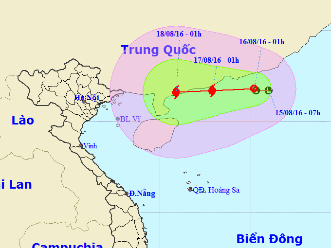 ap thap nhiet doi giat cap 10 huong thang vao vinh bac bo