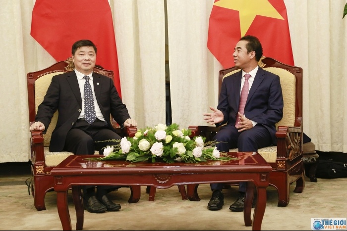 Thứ trưởng Ngoại giao Tô Anh Dũng tiếp Phó Tỉnh trưởng tỉnh Quảng Đông, Trung Quốc