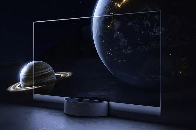 xiaomi ra mat tv oled voi man hinh trong suot