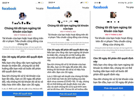 Hàng loạt người dùng Facebook tại Việt Nam bị khóa tài khoản không rõ lý do