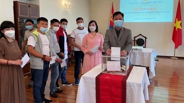 Vietnamese in Mongolia support COVID-19 fight at home