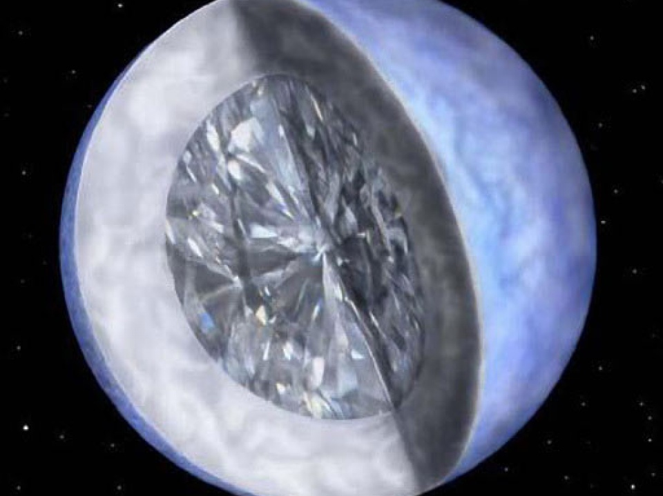 Phát hiện khối kim cương hàng tỷ cara trong vũ trụ