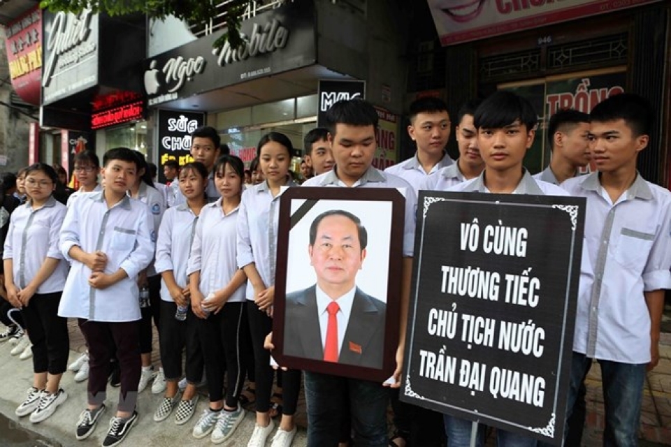 president tran dai quang in peoples heart