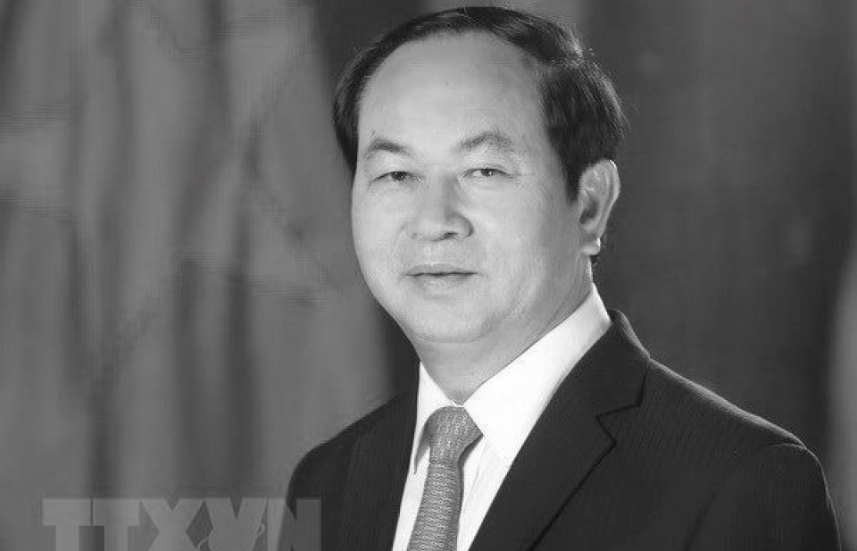 Foreign leaders mourn President Tran Dai Quang