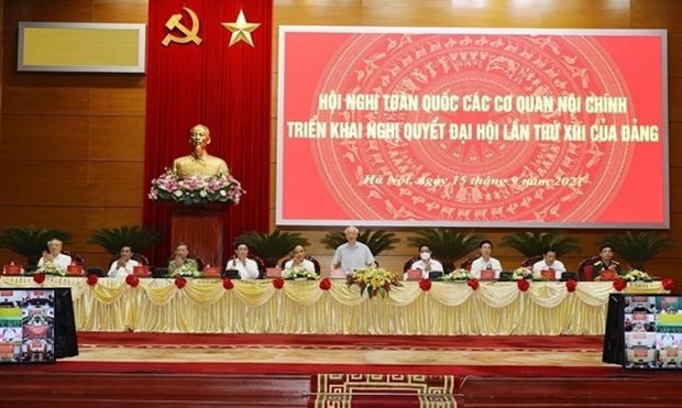 Conference of internal affairs agencies to realise 13th National Party Congress’ Resolution opens