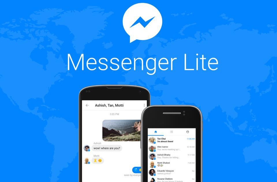 facebook ra mat ung dung messenger lite sieu nhe