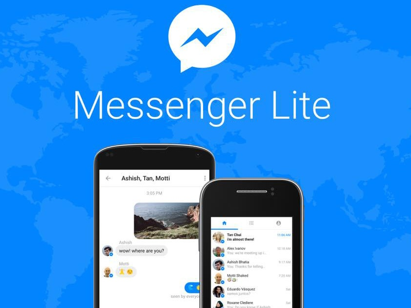 Facebook ra mắt ứng dụng Messenger Lite siêu nhẹ