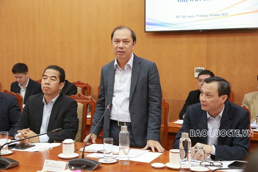 Lãnh đạo Ban Đối ngoại Trung ương tiếp và làm việc với  Đoàn Trưởng Cơ quan đại diện Việt Nam tại nước ngoài nhiệm kỳ 2021-2024