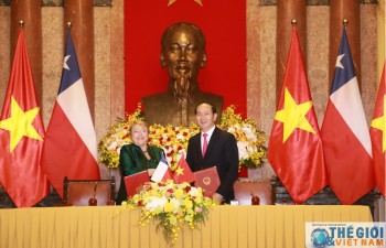 Vietnam, Chile Presidents discuss measures to forge bilateral ties