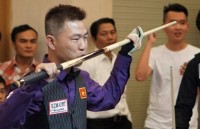 vietnamese players compete in carom billiards continental cup