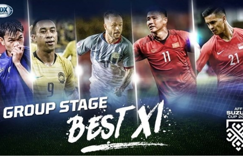Two Vietnamese players listed in AFF Suzuki Cup group stage’s best XI