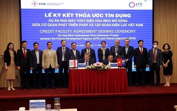 AFD provides loan of 70 million EUR for expanded Hoa Binh hydropower plant project