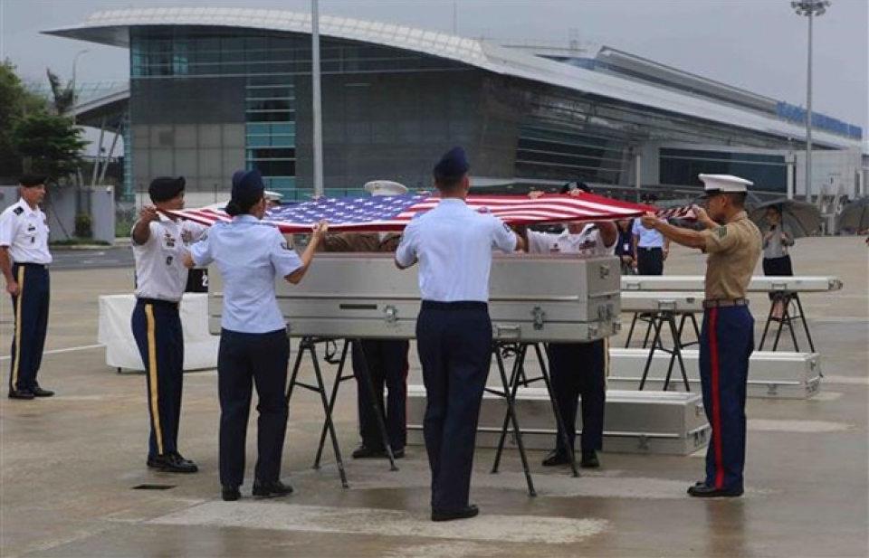 Missing-in-action US servicemen’s remains repatriated