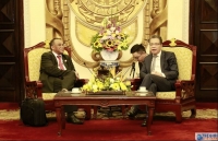 Thứ trưởng Ngoại giao Đặng Minh Khôi tiếp Cao ủy phụ trách kinh tế của Ủy ban Liên minh châu Phi