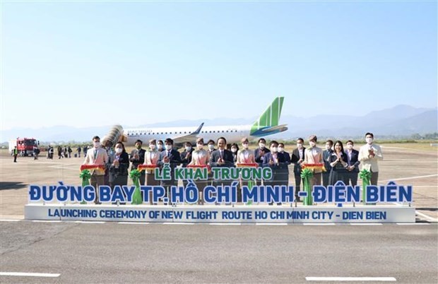 Bamboo Airline operates first direct flight connecting Dien Bien, HCM City