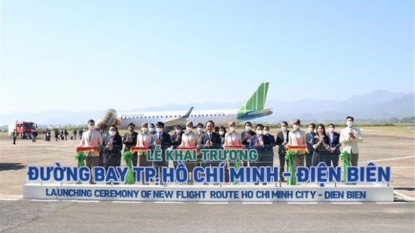 Bamboo Airline operates first direct flight connecting Dien Bien, HCM City