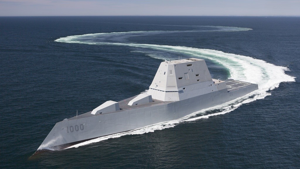 Tàu khu trục tàng hình USS Zumwalt trị giá 9 tỷ USD của Mỹ bị gỉ sét