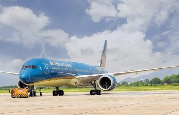 A plane of national flag carrier Vietnam Airlines (Photo: VietnamPlus)