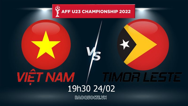 Link xem trực tiếp U23 Việt Nam vs U23 Timor Leste (19h30 ngày 24/2) bán kết U23 Đông Nam Á 2022